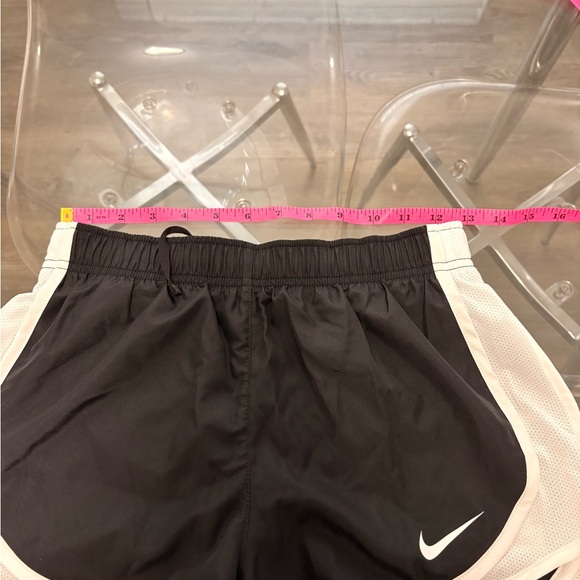 Nike Women's Black and White Athletic Shorts - Picture 6 of 7